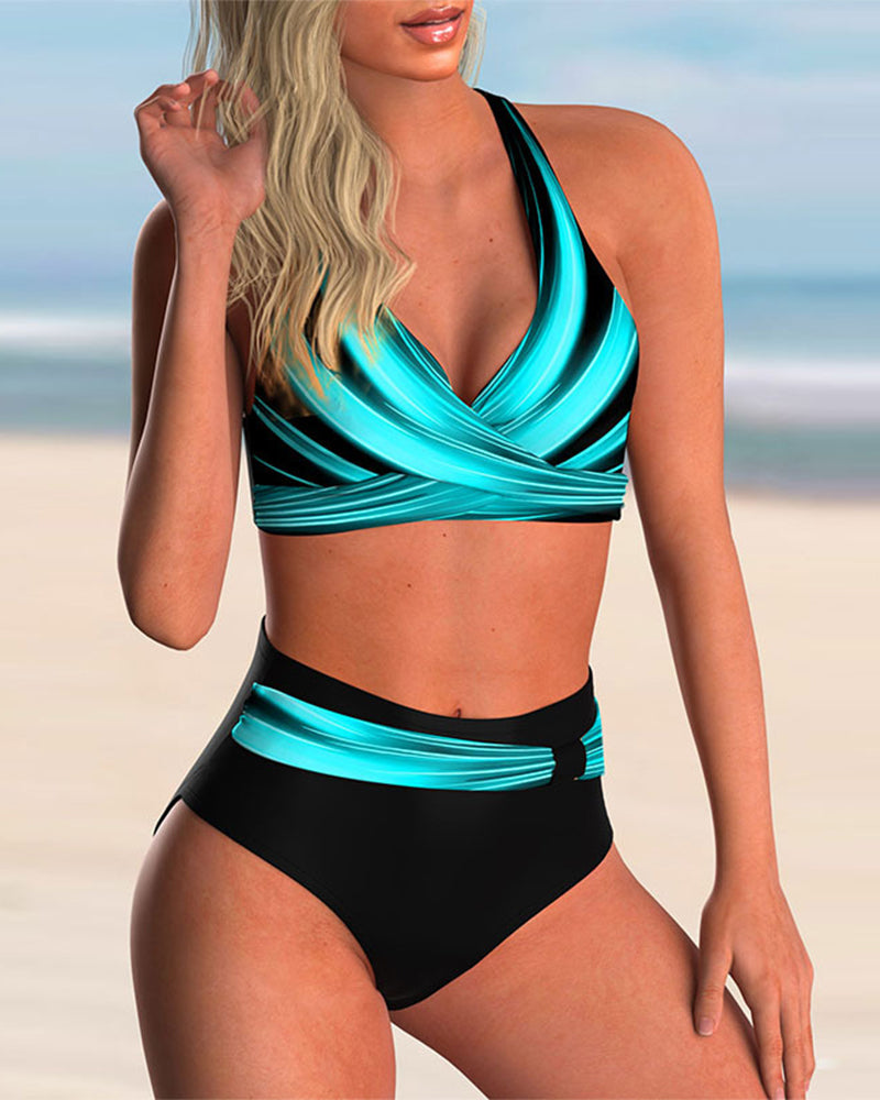 Women's Printed Bikini Set with Adjustable Straps and Removable Padding Modeberg Bern
