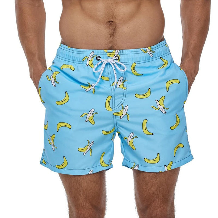 Drune | Atmungsaktive Badeshorts mit Funky Print für Männer Modeberg Bern