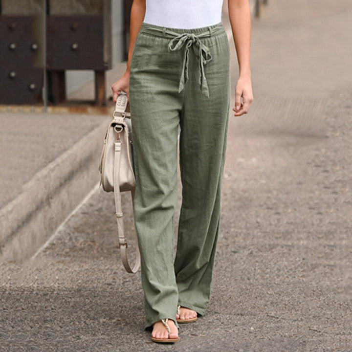 Wide Leg Drawstring Trousers Modeberg Bern