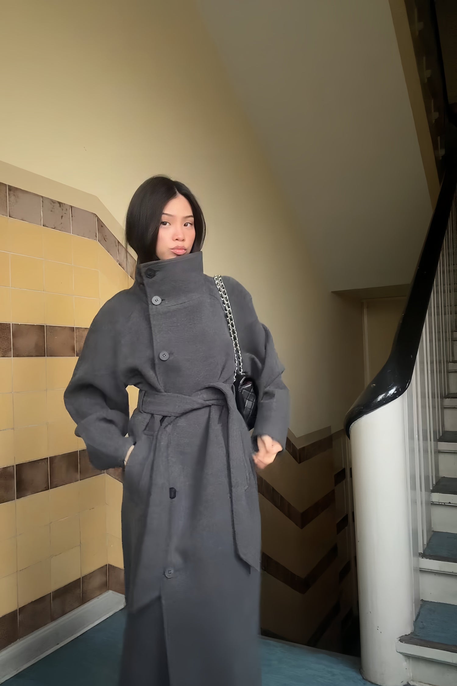 Lyran™ Wickelmantel mit Kragen Modeberg Bern