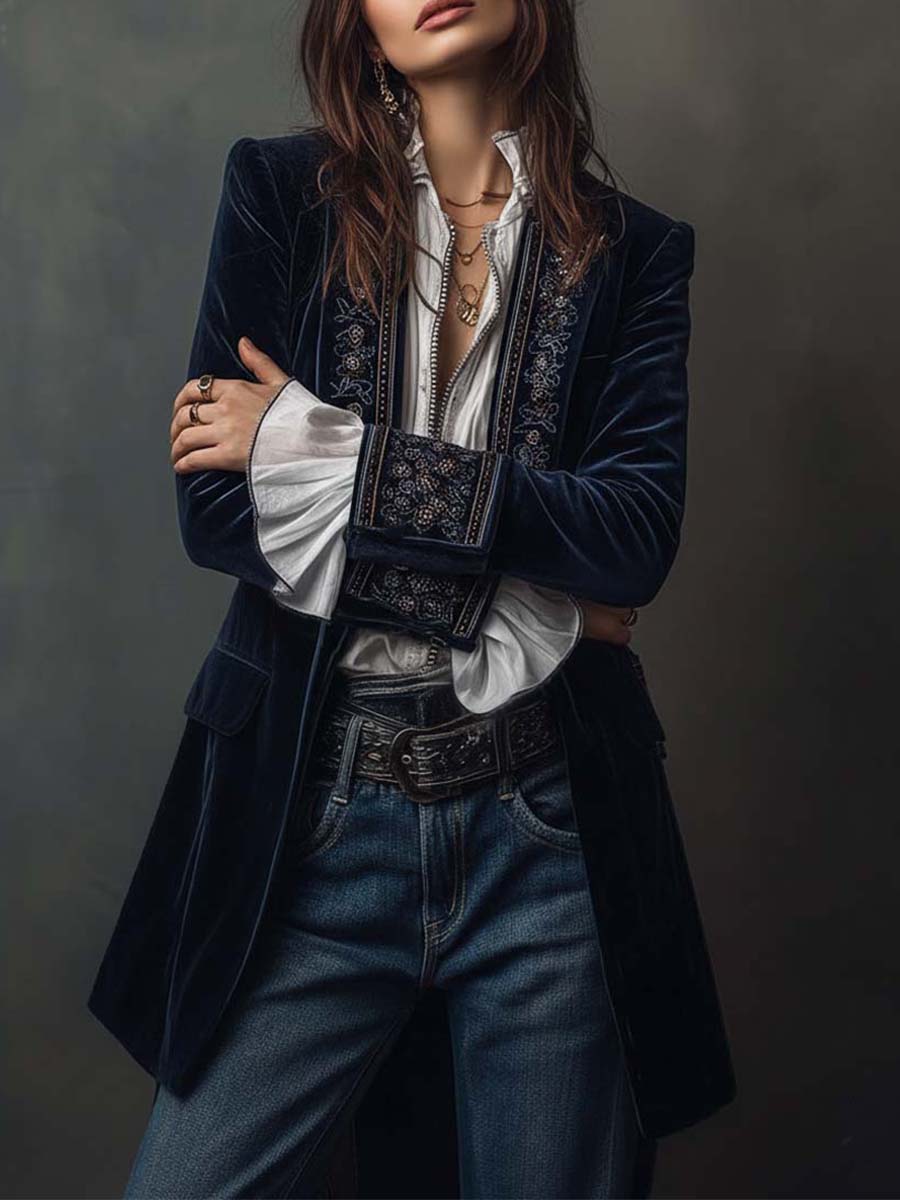 Fedrix™ Langer Vintage Mantel Modeberg Bern