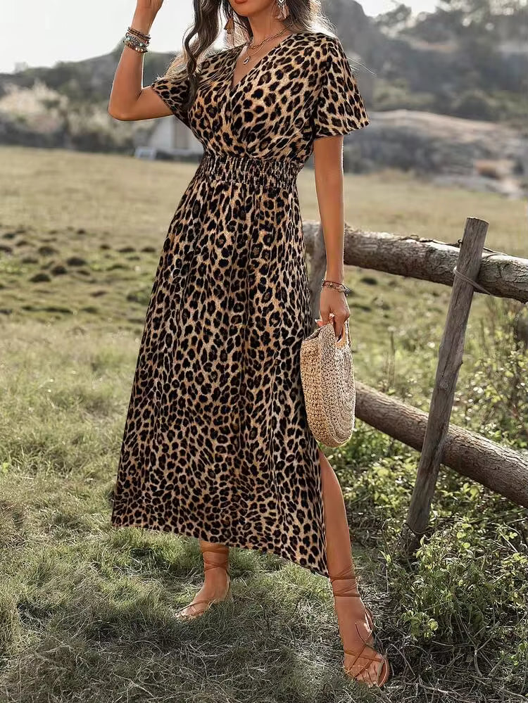 Kiara™ Maxikleid mit Leoparden-Print Modeberg Bern