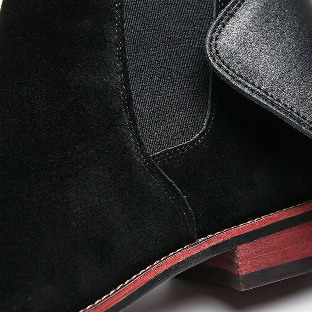 Suede Chelsea Boots with Elastic Side Panels Modeberg Bern