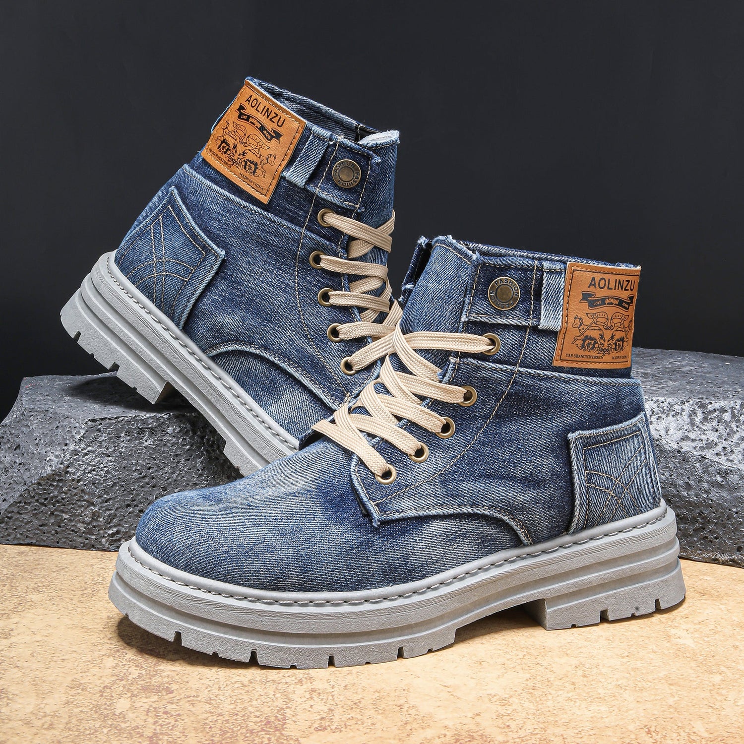 Rhovan™ Denim Stiefel Modeberg Bern