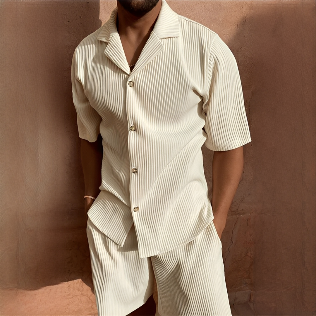 Junmar - Lässiges Hemd- und Shorts-Set für Herren Modeberg Bern