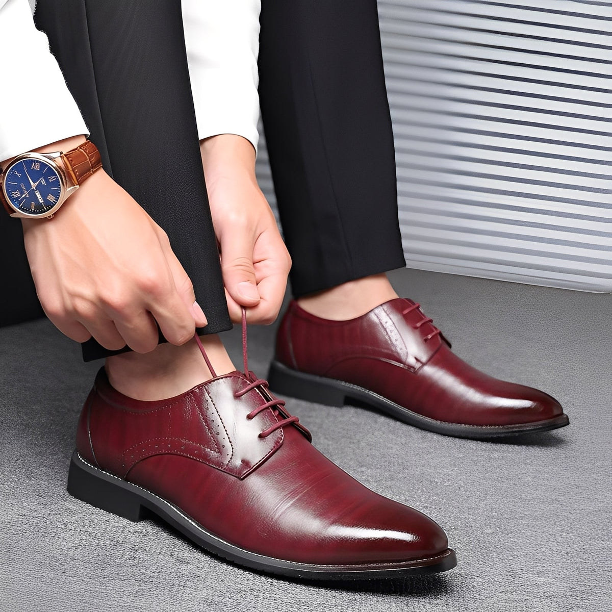 Beckham - Formelle Schnürschuhe im Brogue-Stil für Männer Modeberg Bern