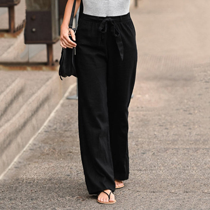 Wide Leg Drawstring Trousers Modeberg Bern