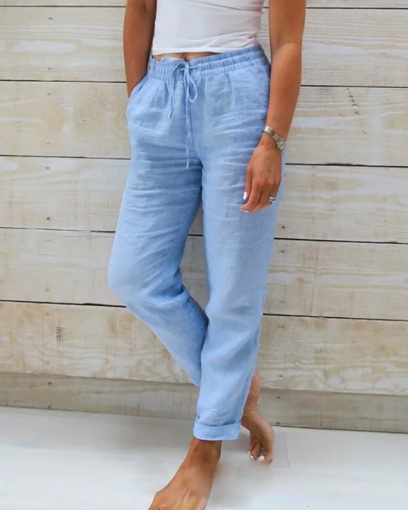 Stretchy Lightweight Casual Trousers Modeberg Bern