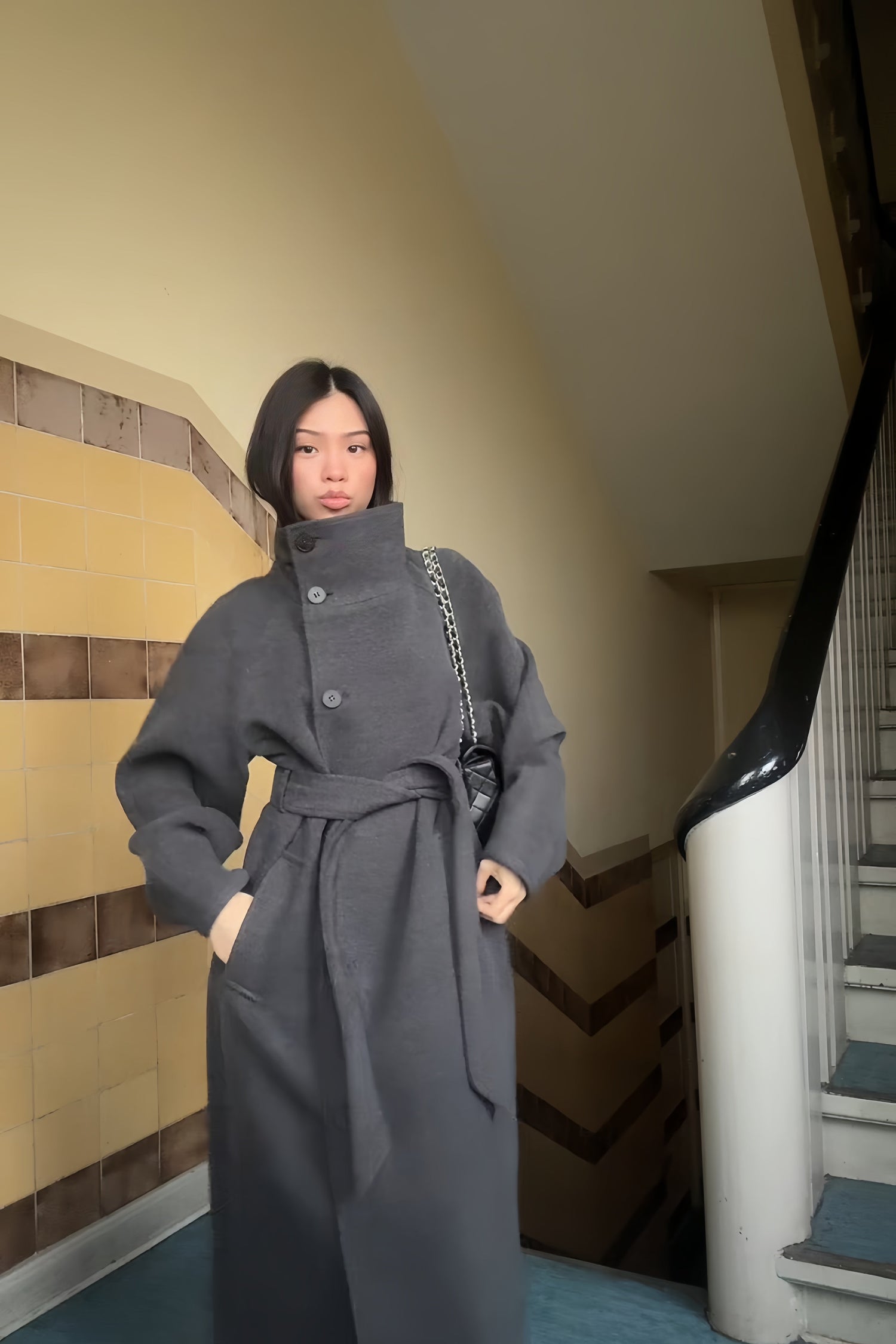 Lyran™ Wickelmantel mit Kragen Modeberg Bern