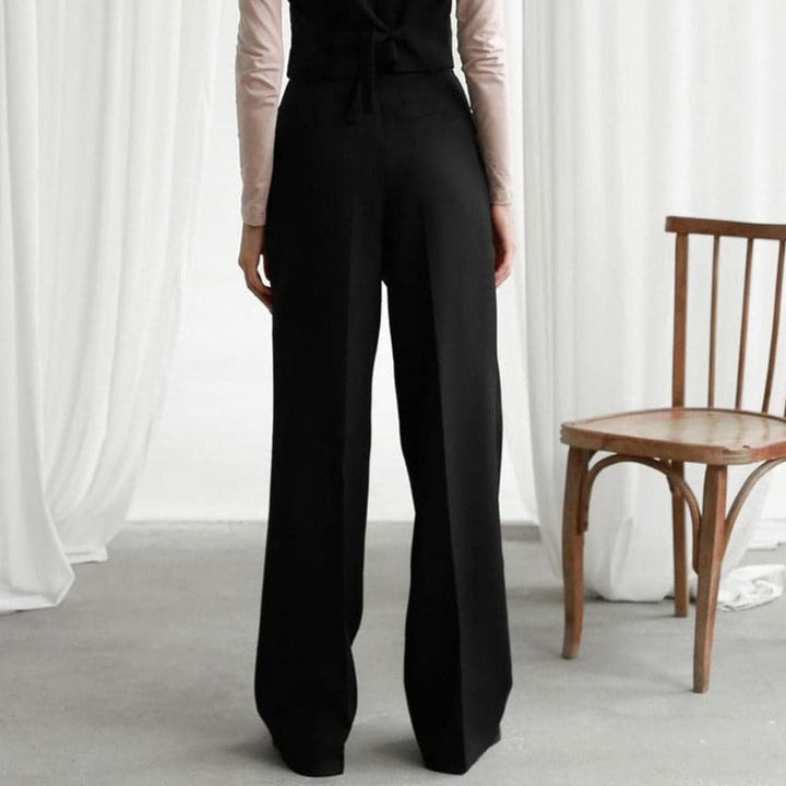 Pleated Wide Leg Palazzo Trousers Modeberg Bern