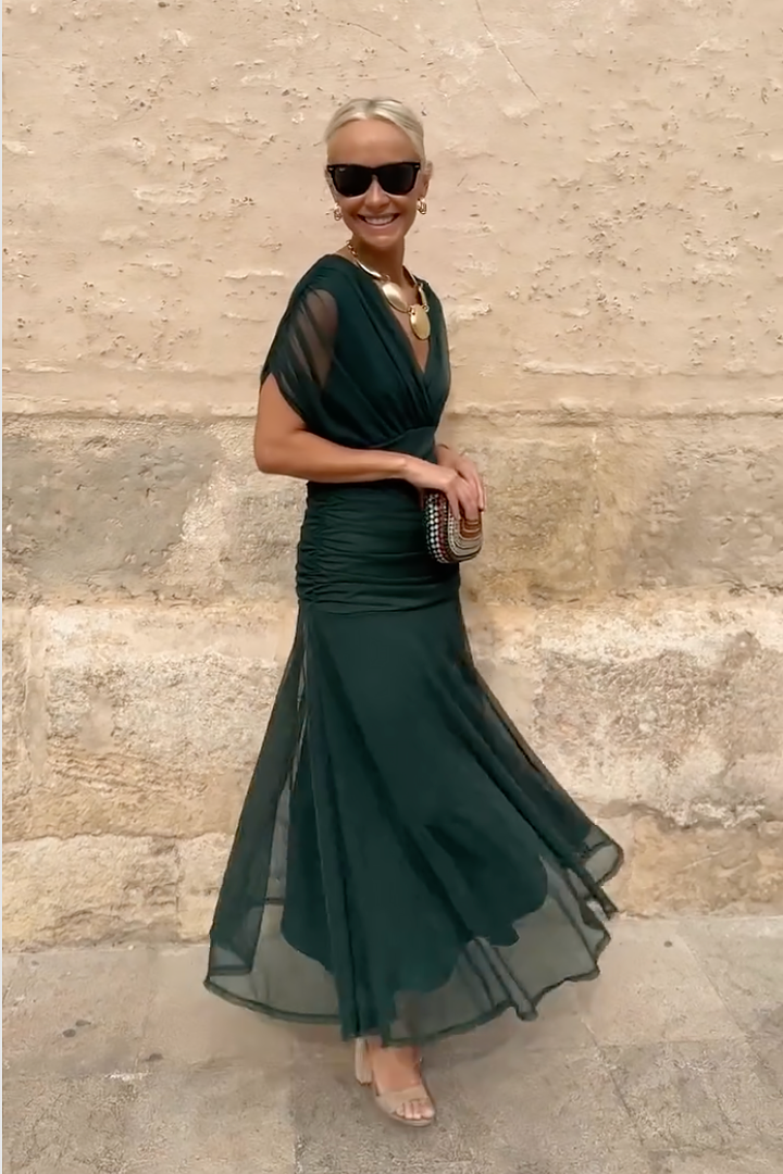 Fantelle™ V-Ausschnitt Party-Maxikleid Modeberg Bern