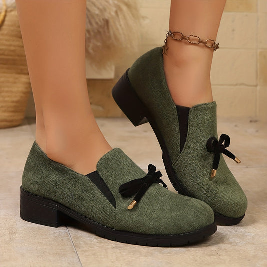 Bow-Detail Slip-On Loafers Modeberg Bern
