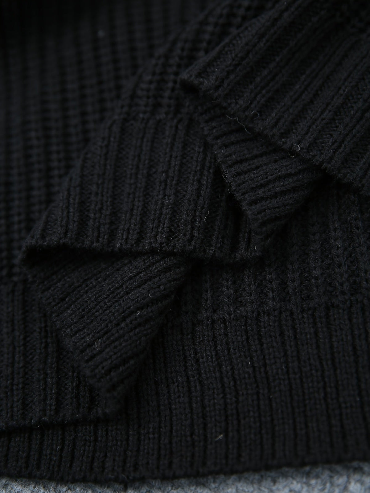 Relaxed Half Roll Neck Jumper Dress in Ribbed Knit Modeberg Bern