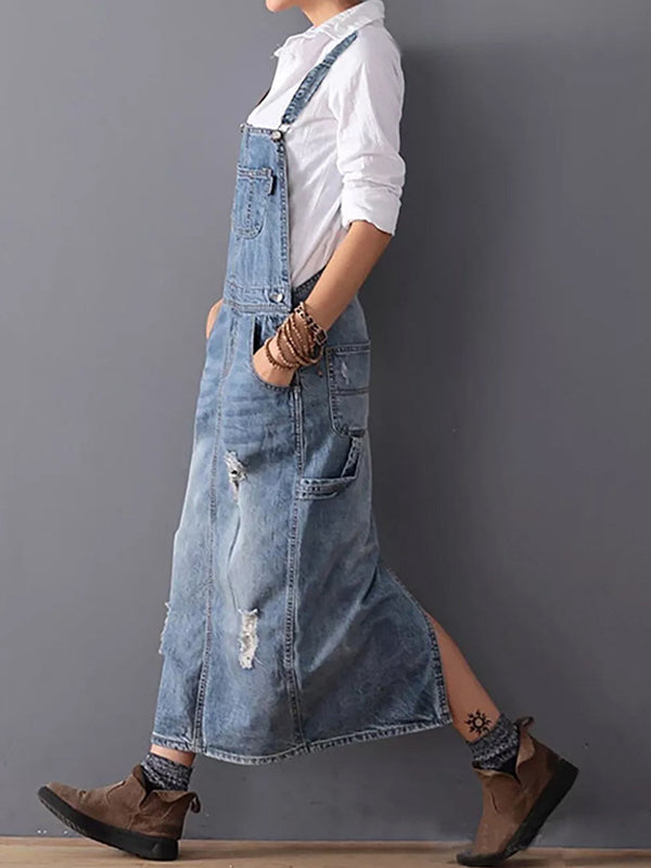 Denira™ Schlitz-Pinafore-Kleid Modeberg Bern