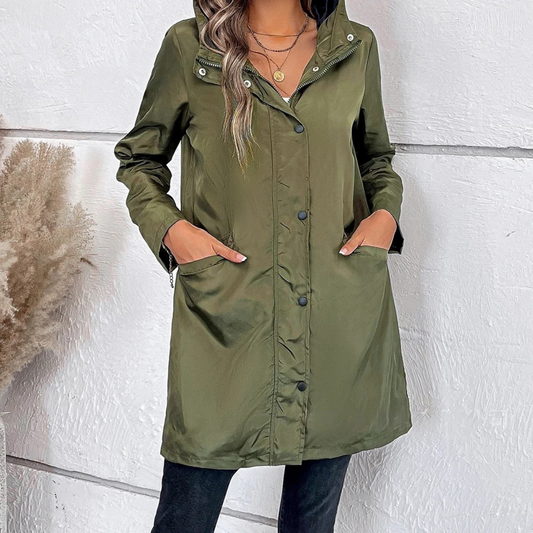 Lightweight Windbreaker Jacket with Adjustable Hood Modeberg Bern