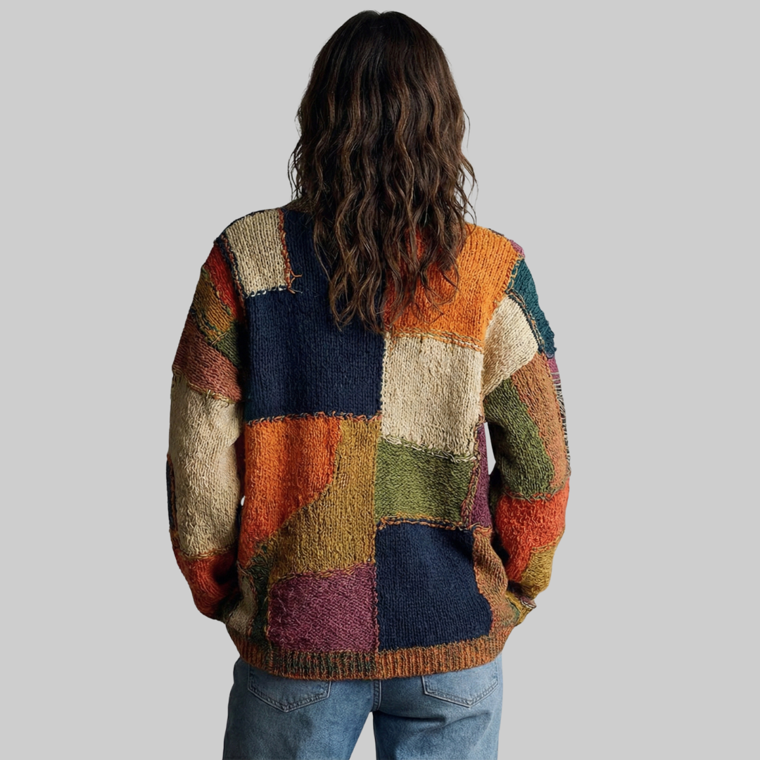 Zairon™ Künstlerisches Strickoberteil Modeberg Bern