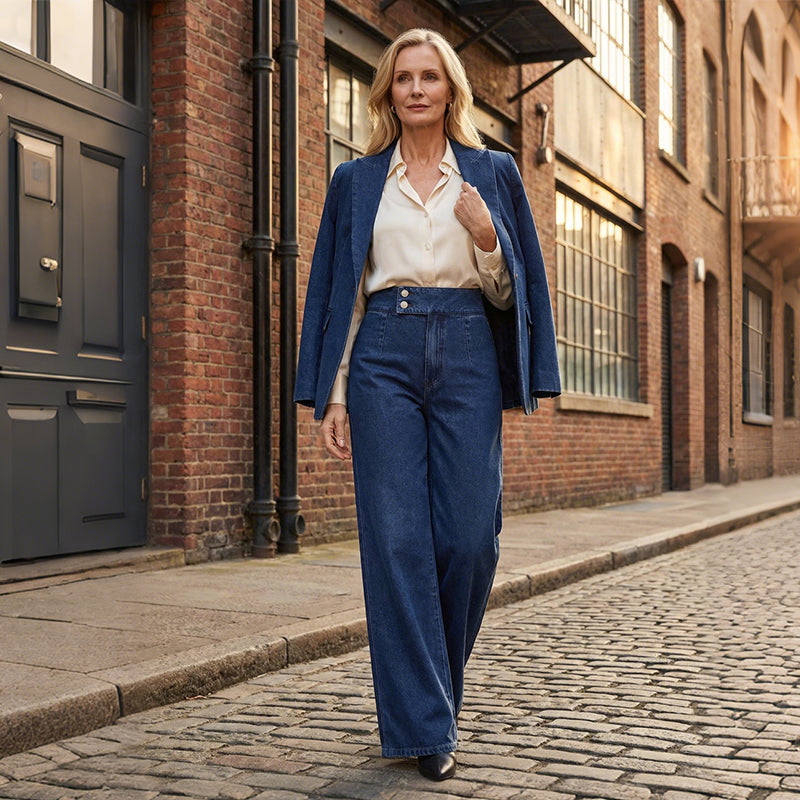 Wexia™ High-Waist Wide Jeans Modeberg Bern