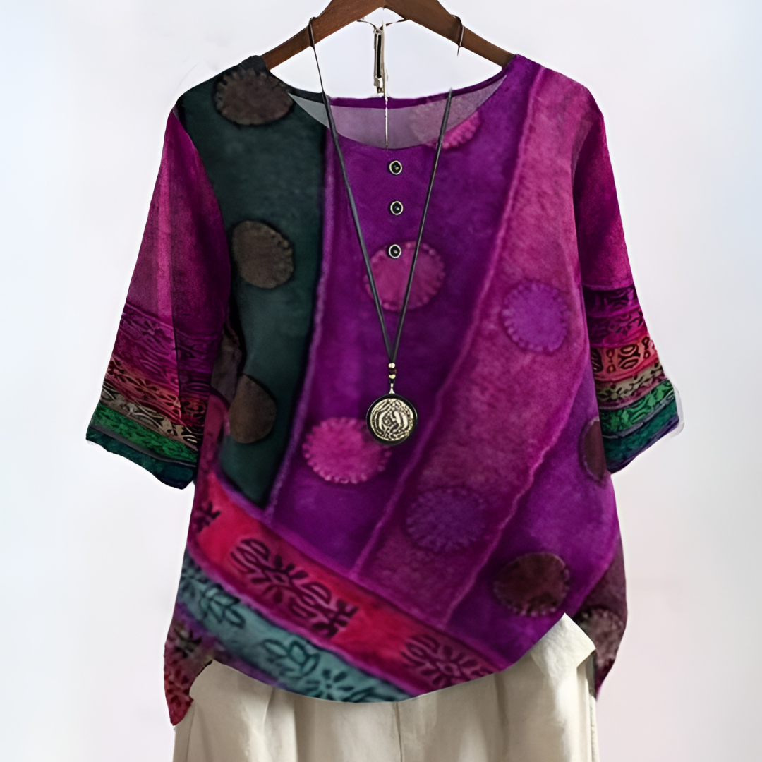 Marvella™ Bohème V-Ausschnitt-Shirt Modeberg Bern