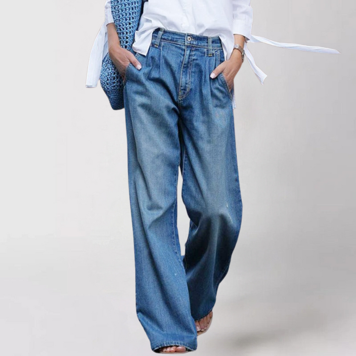 High-Waisted Comfortable Wide-Leg Jeans Modeberg Bern