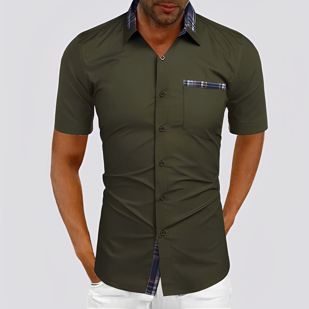 Matt - Elegantes Herren-Kurzarmhemd Modeberg Bern