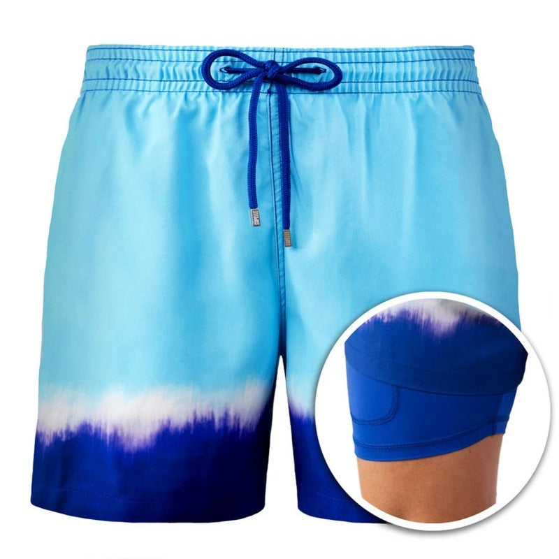 Drune | Bedruckte Herren Badeshorts Mit Doppelter Schicht Für Den Sommer Modeberg Bern