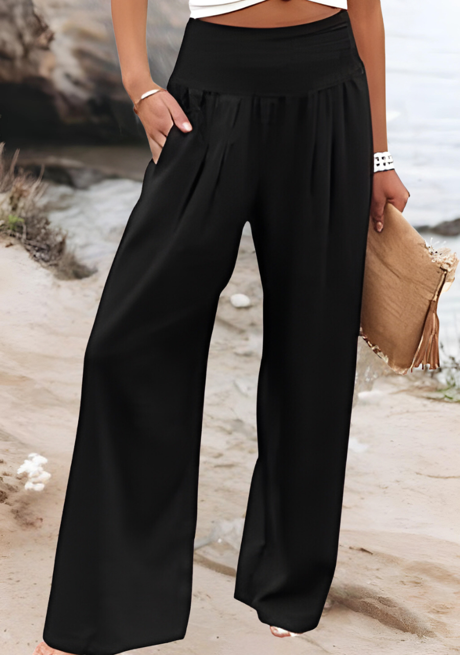 Wide-Leg Flowing Beach Trousers Modeberg Bern
