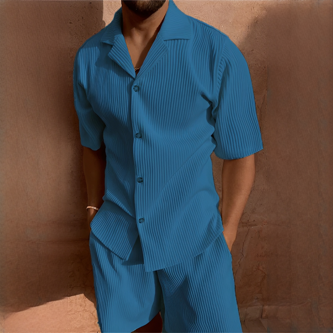 Junmar - Lässiges Hemd- und Shorts-Set für Herren Modeberg Bern
