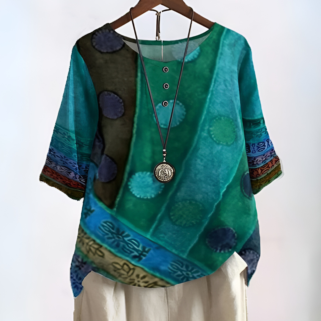 Marvella™ Bohème V-Ausschnitt-Shirt Modeberg Bern
