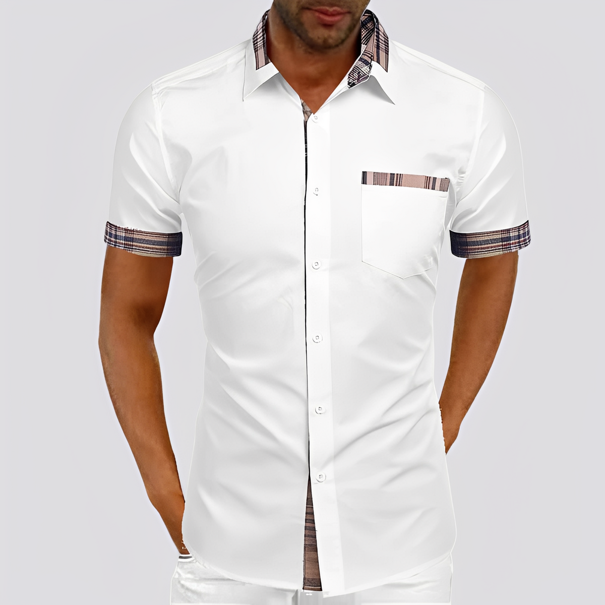Matt - Elegantes Herren-Kurzarmhemd Modeberg Bern