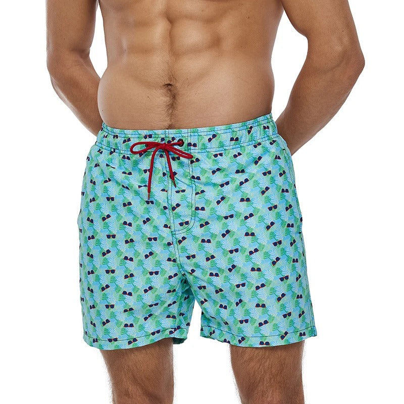 Drune | Atmungsaktive Badeshorts mit Funky Print für Männer Modeberg Bern
