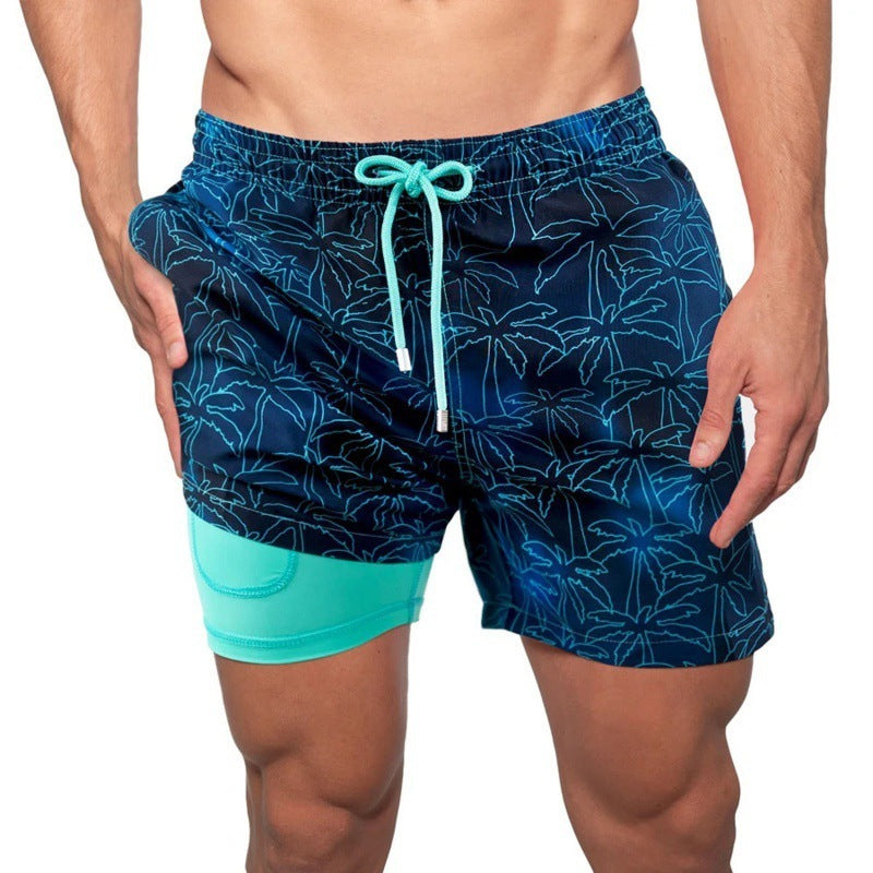 Drune | Bedruckte Herren Badeshorts Mit Doppelter Schicht Für Den Sommer Modeberg Bern