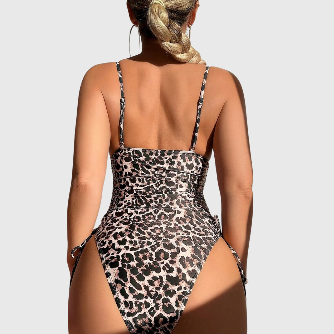 Victoria™ Sexy Leopard Picot Besatz Bodysuit Modeberg Bern