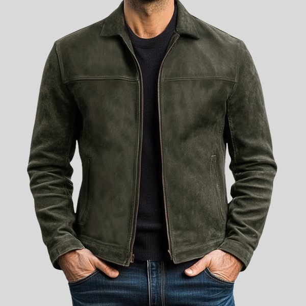 Renvox™ Zipper Leder Jacke Modeberg Bern