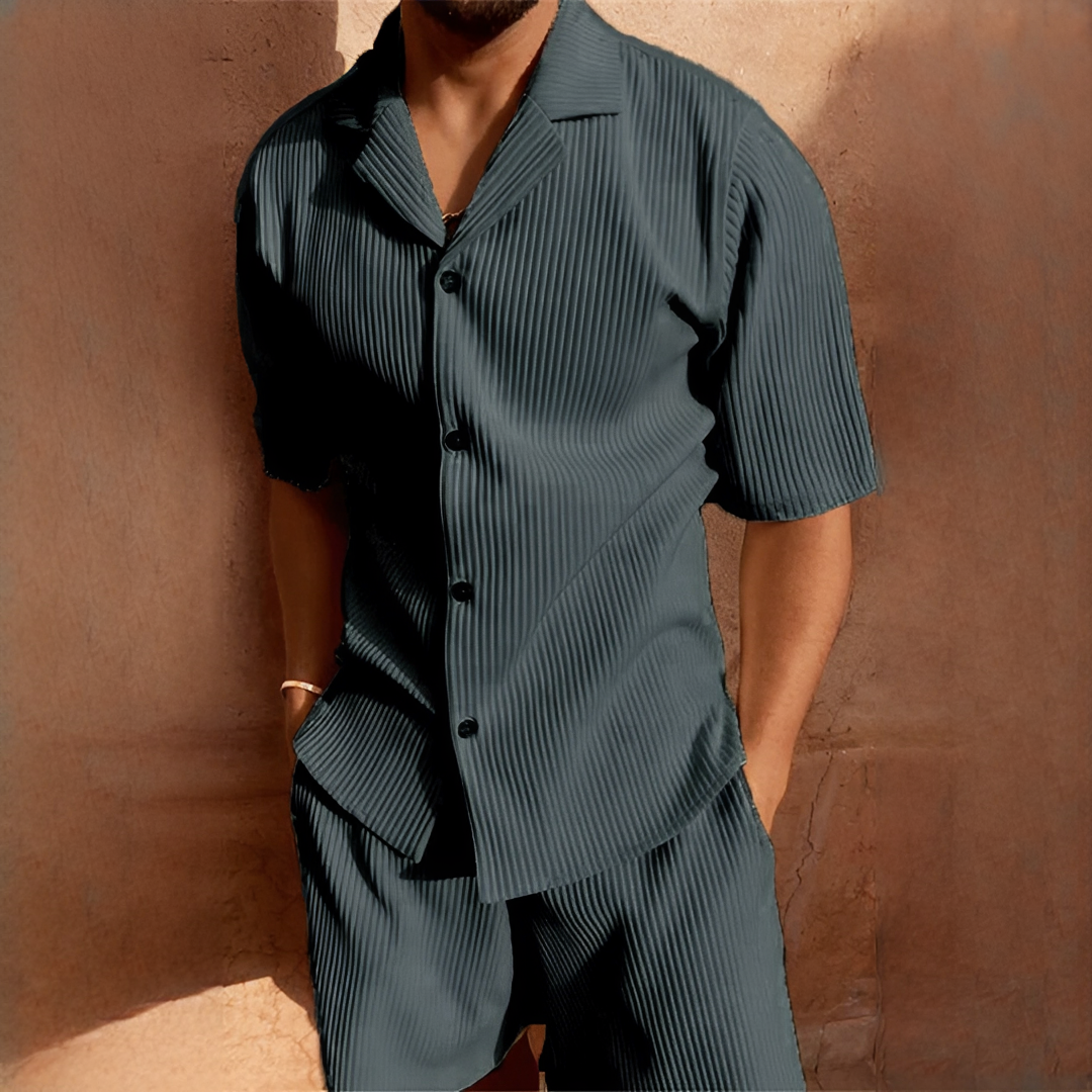 Junmar - Lässiges Hemd- und Shorts-Set für Herren Modeberg Bern