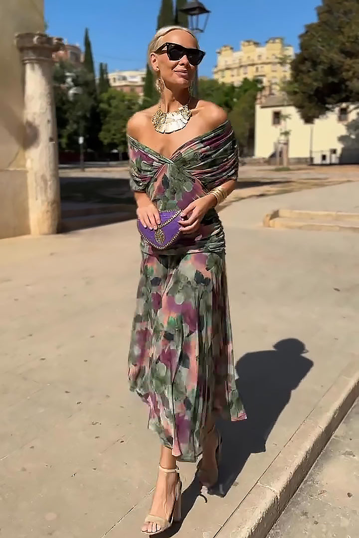 Fantelle™ V-Ausschnitt Party-Maxikleid Modeberg Bern