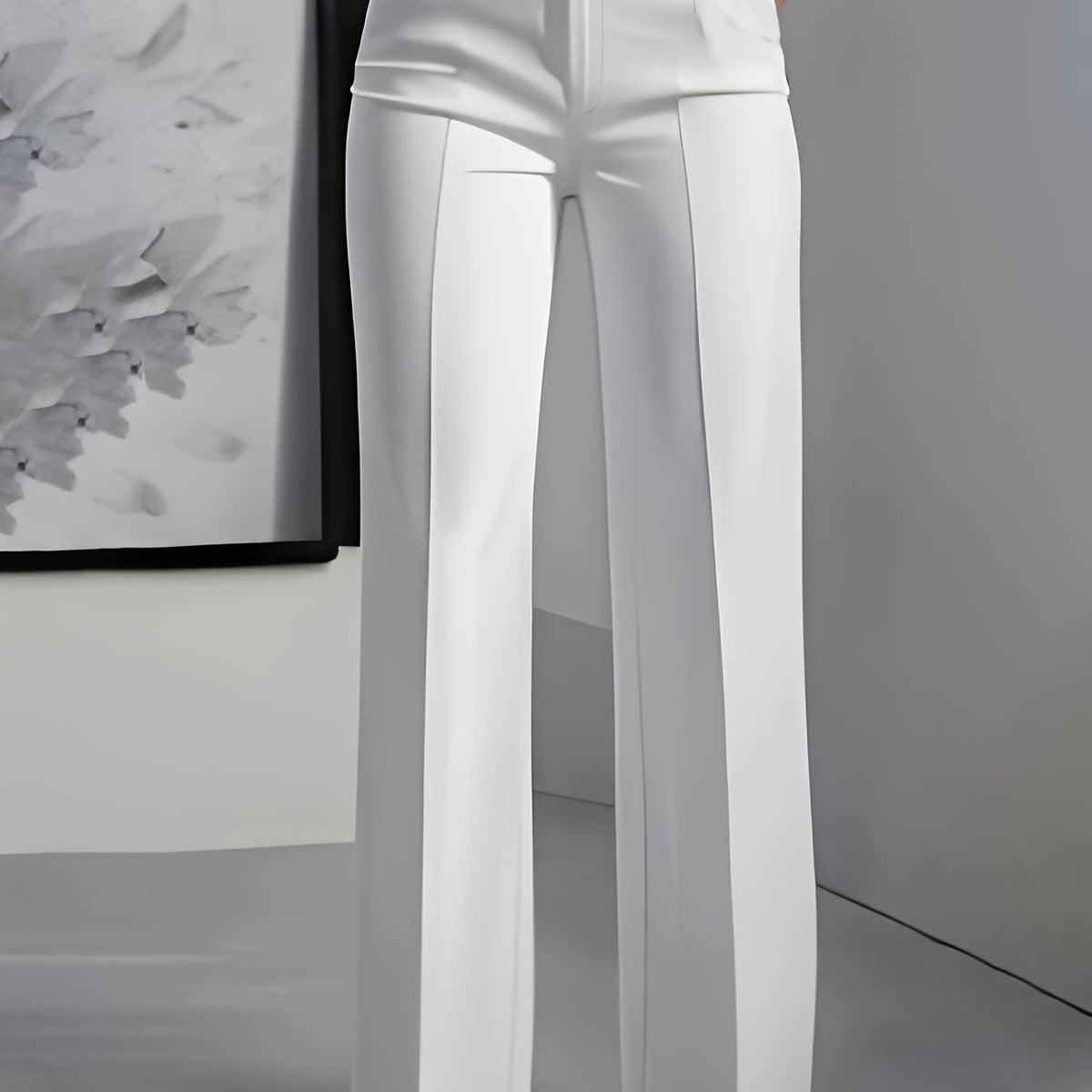 Tailored High-Rise Wide-Leg Trousers Modeberg Bern
