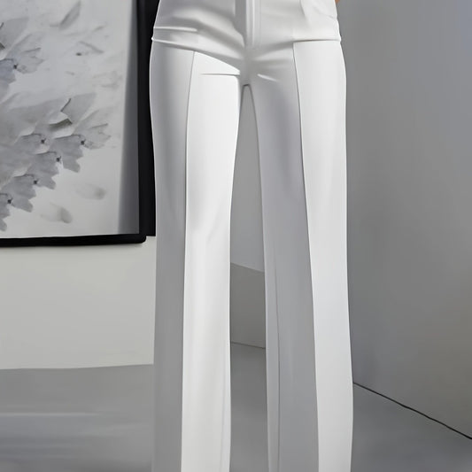 Tailored High-Rise Wide-Leg Trousers Modeberg Bern