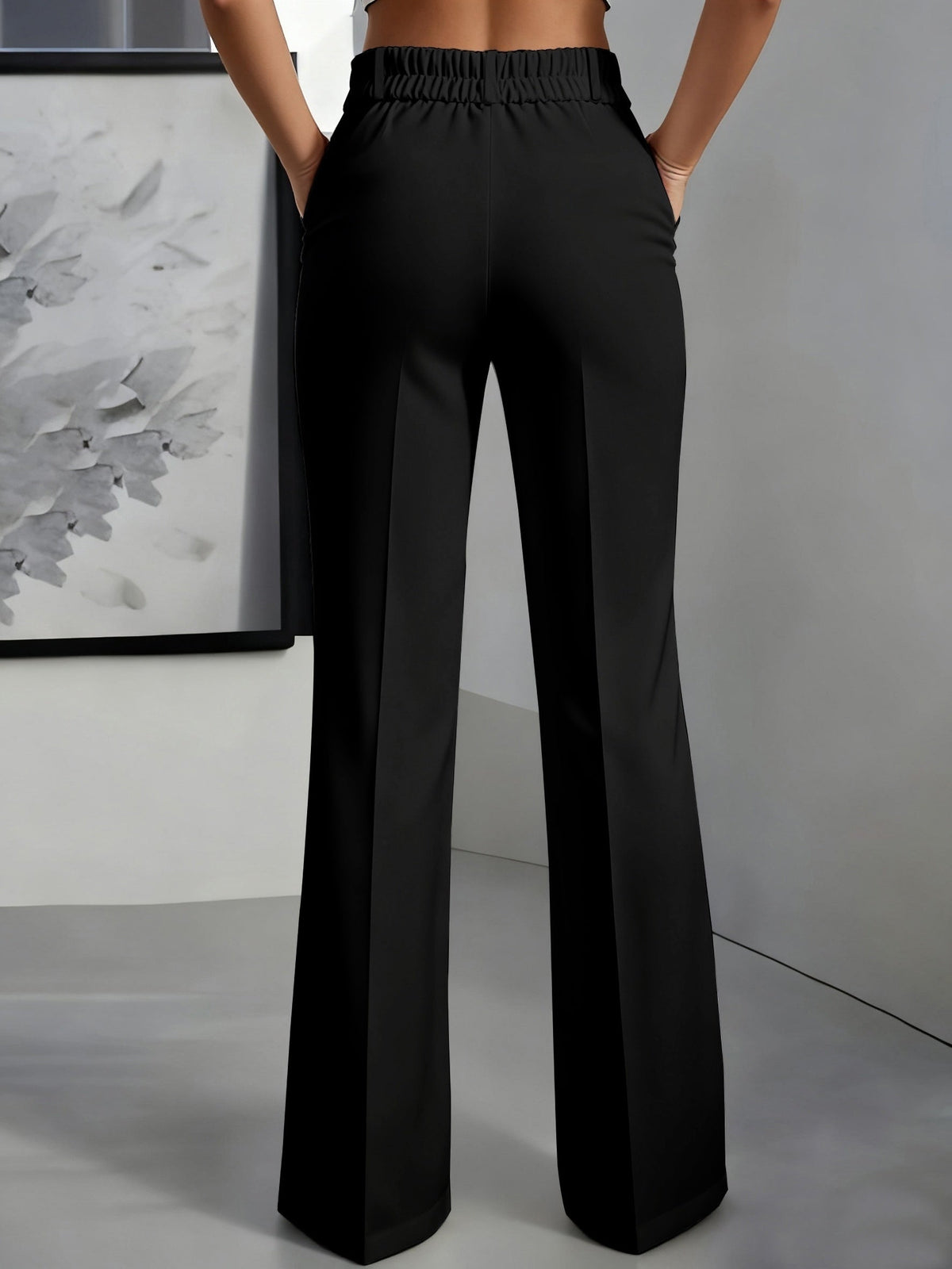 Tailored High-Rise Wide-Leg Trousers Modeberg Bern