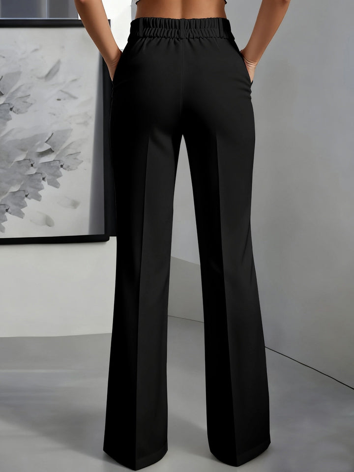 Tailored High-Rise Wide-Leg Trousers Modeberg Bern