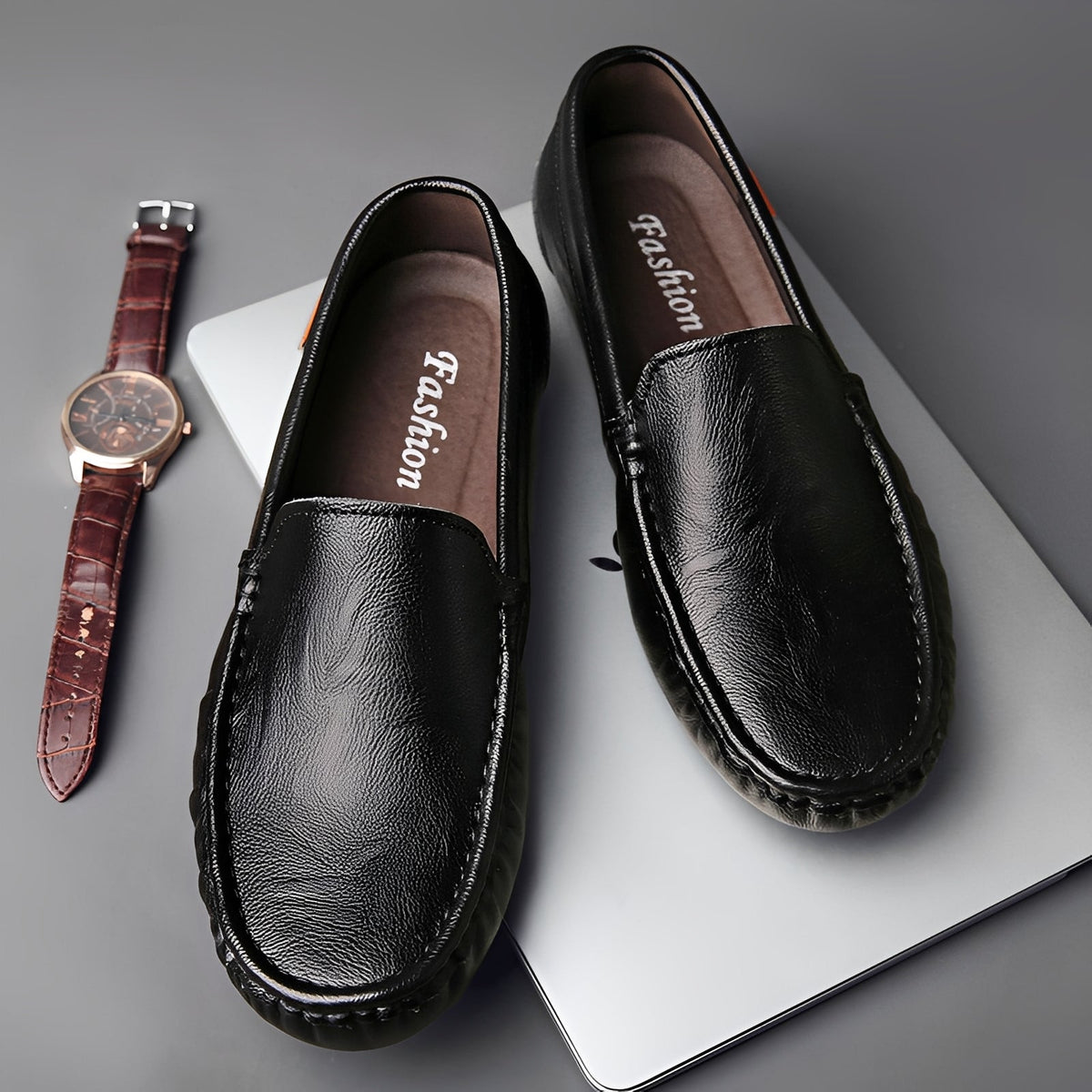 Jacob - Stilvolle, locker sitzende Lederschuhe für Herren Modeberg Bern