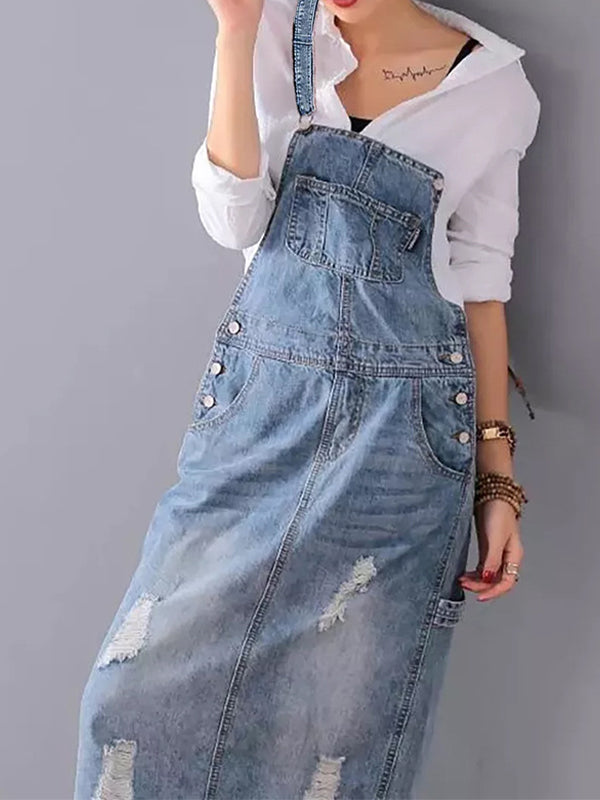 Denira™ Schlitz-Pinafore-Kleid Modeberg Bern