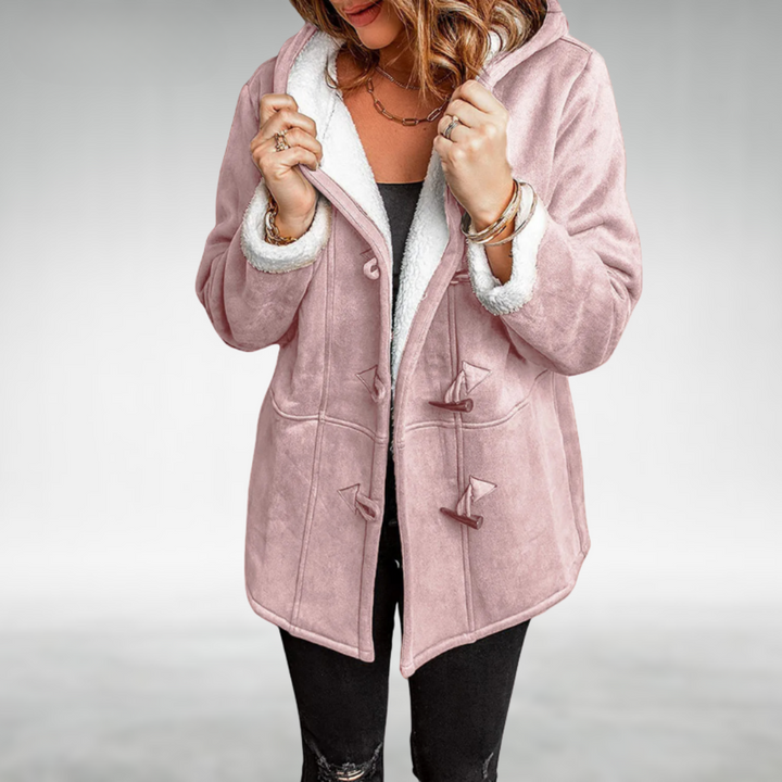 Fleece Lined Hooded Winter Coat with Toggle Closure Modeberg Bern
