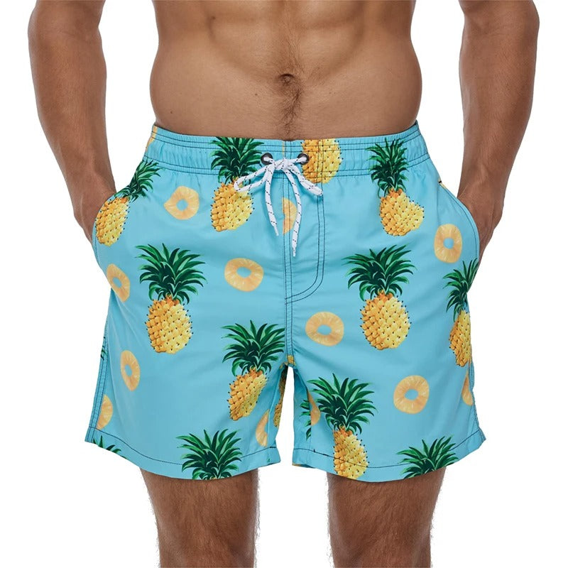 Drune | Atmungsaktive Badeshorts mit Funky Print für Männer Modeberg Bern