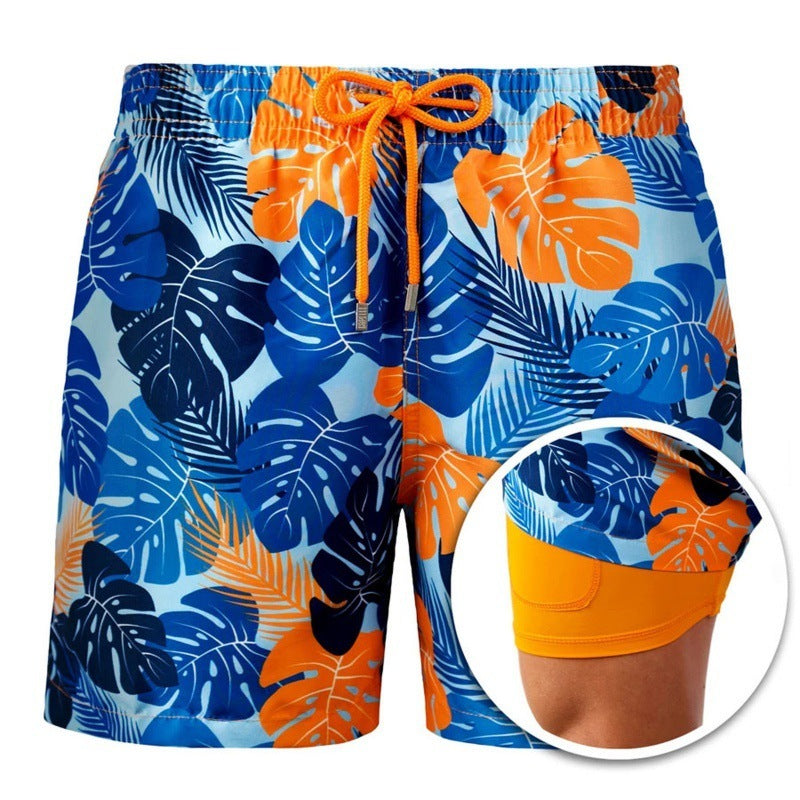 Drune | Bedruckte Herren Badeshorts Mit Doppelter Schicht Für Den Sommer Modeberg Bern