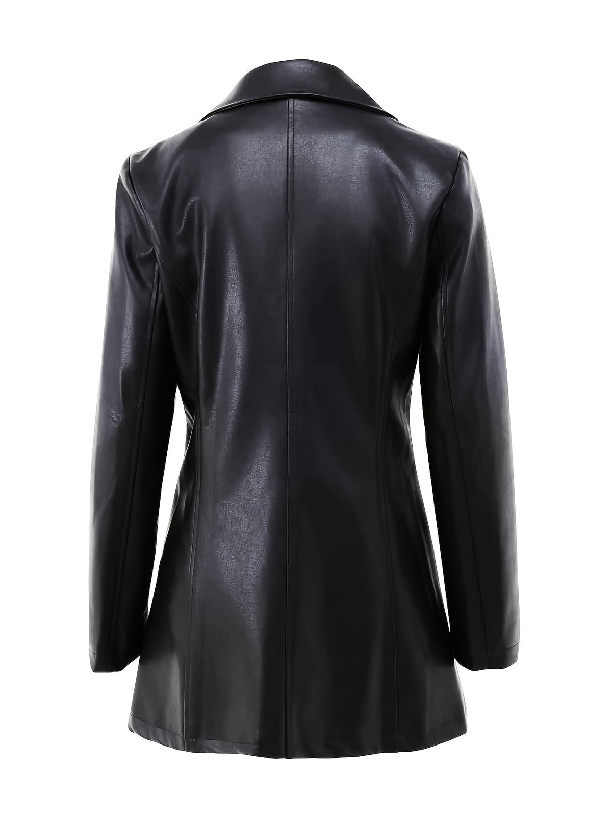 Mid-Length Coat with A-Line Hem and Notched Collar Modeberg Bern
