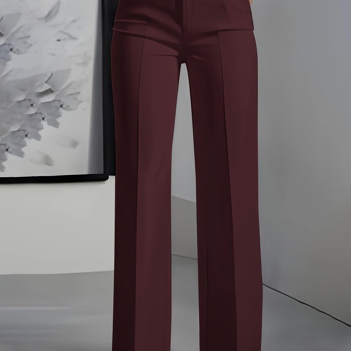 Tailored High-Rise Wide-Leg Trousers Modeberg Bern