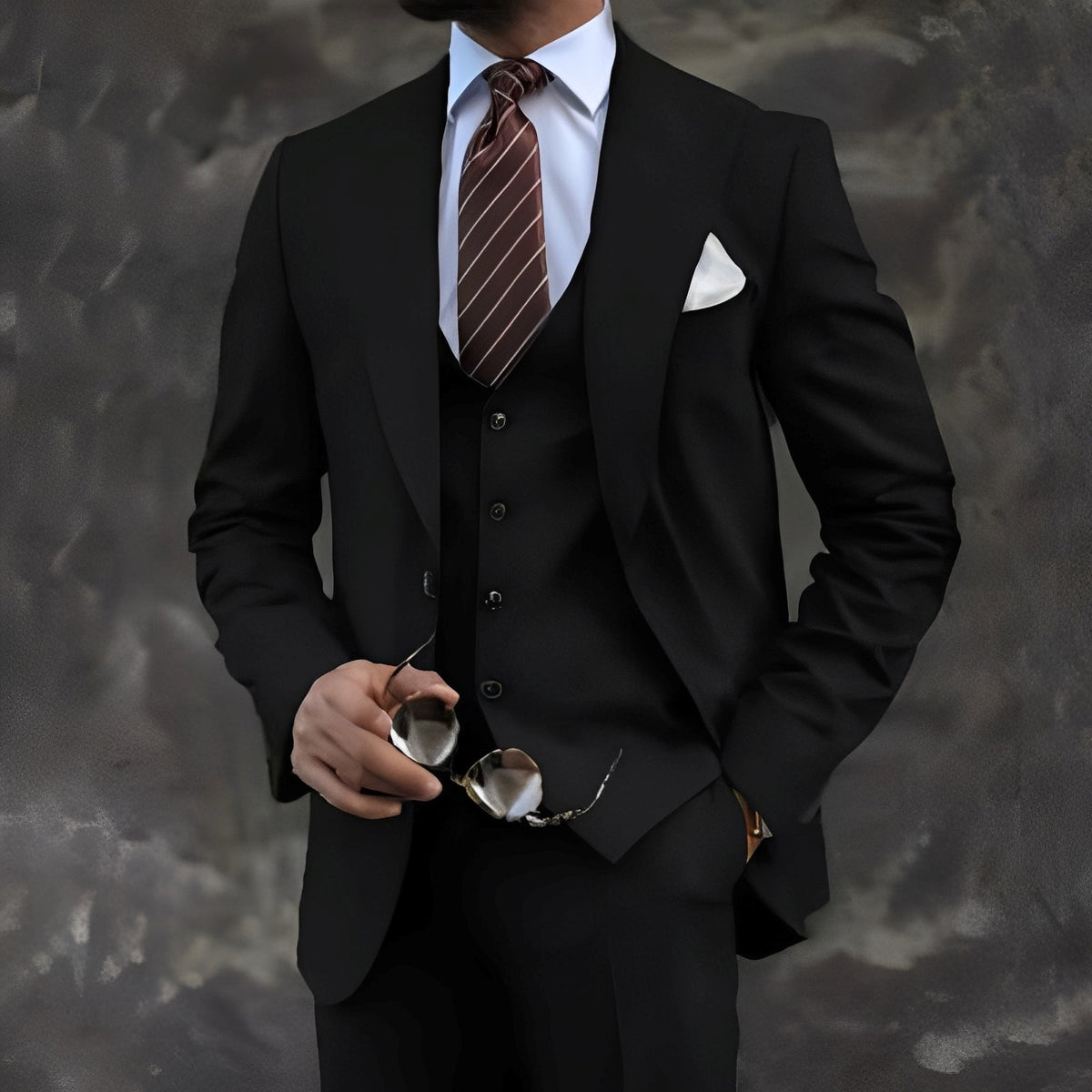 Cordell - Eleganter, formeller Herrenanzug im Dreiteiler Modeberg Bern