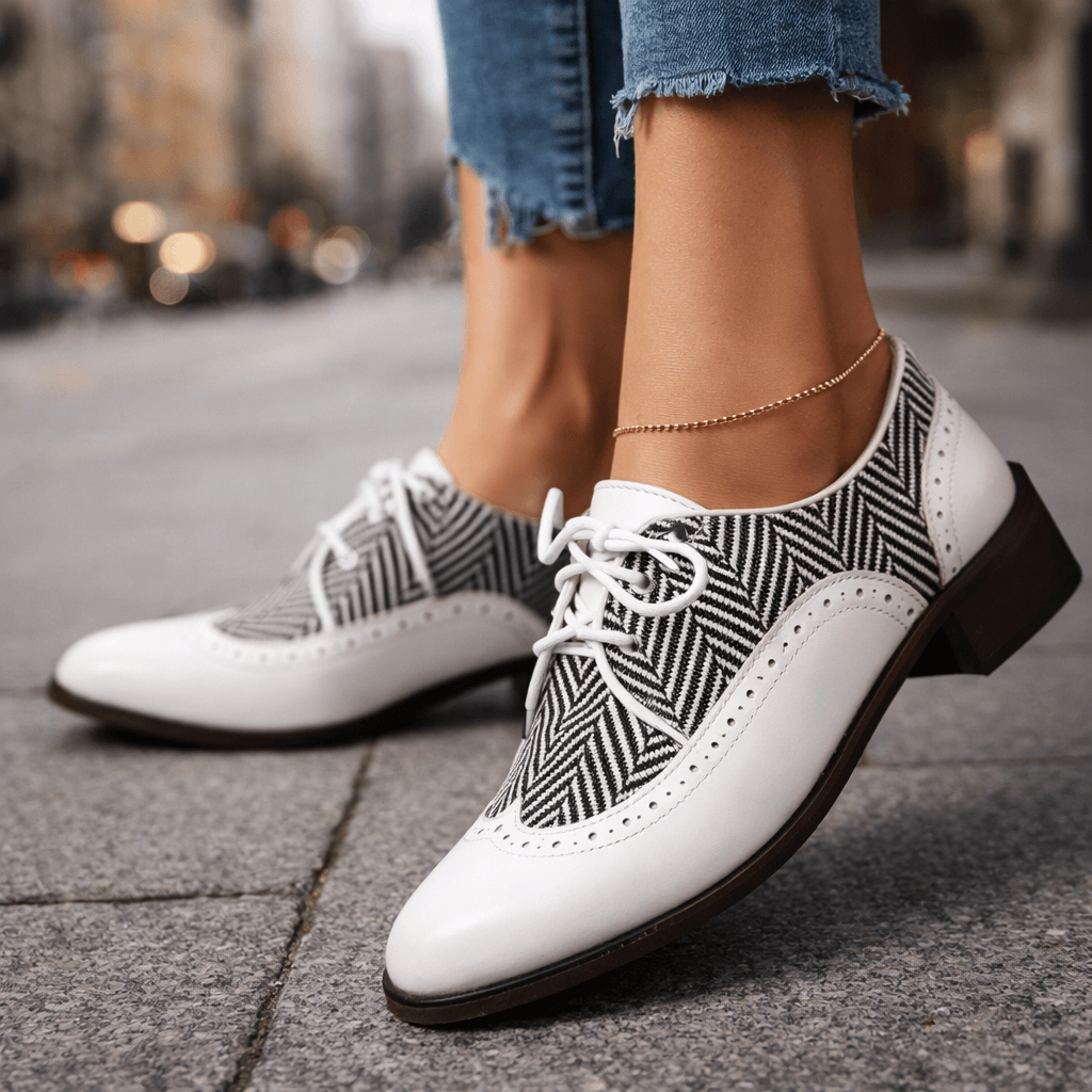 Smart Casual Tweed Herringbone Brogues Modeberg Bern