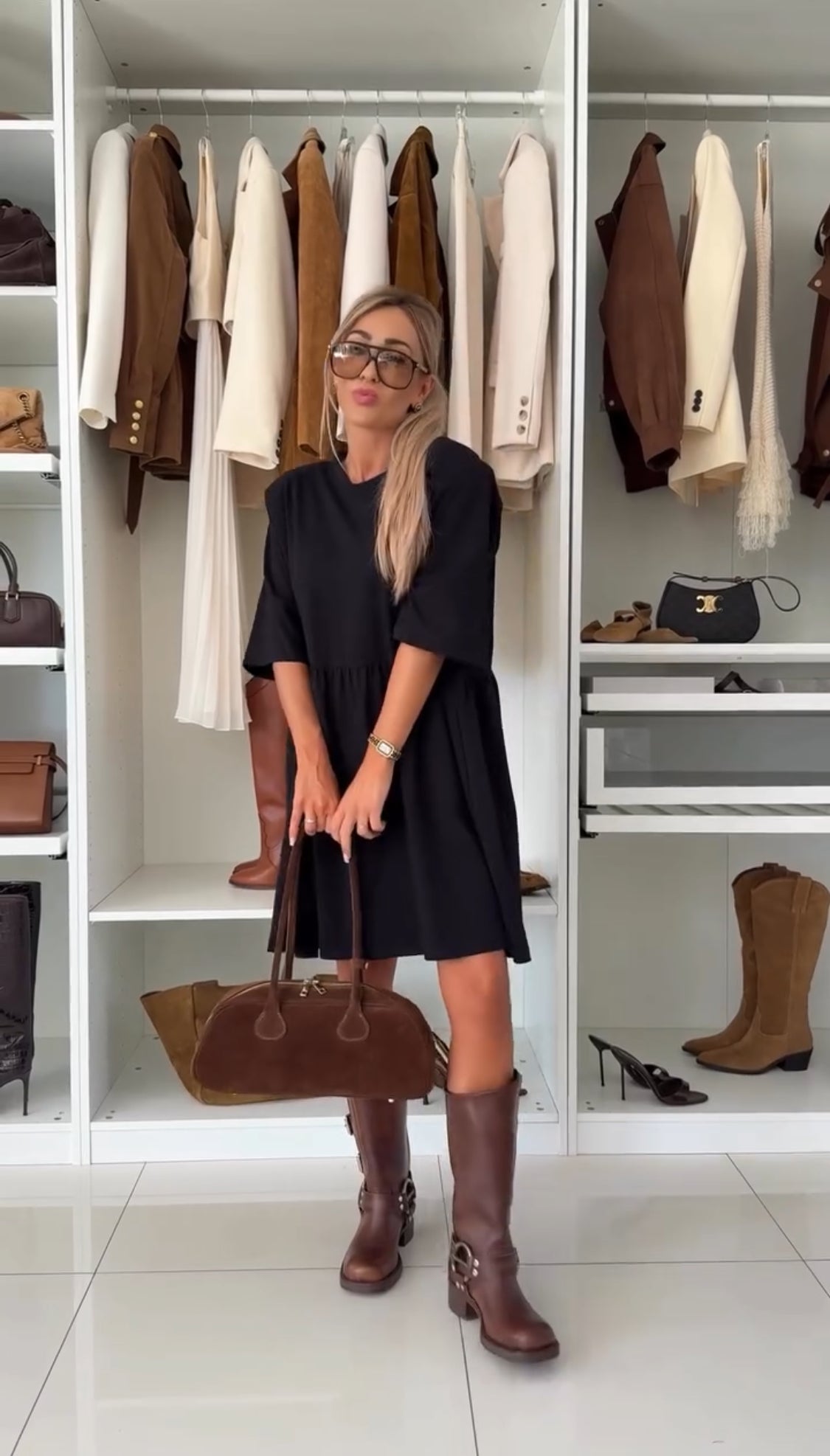Nivoria™ Fließendes Midi Kleid Modeberg Bern