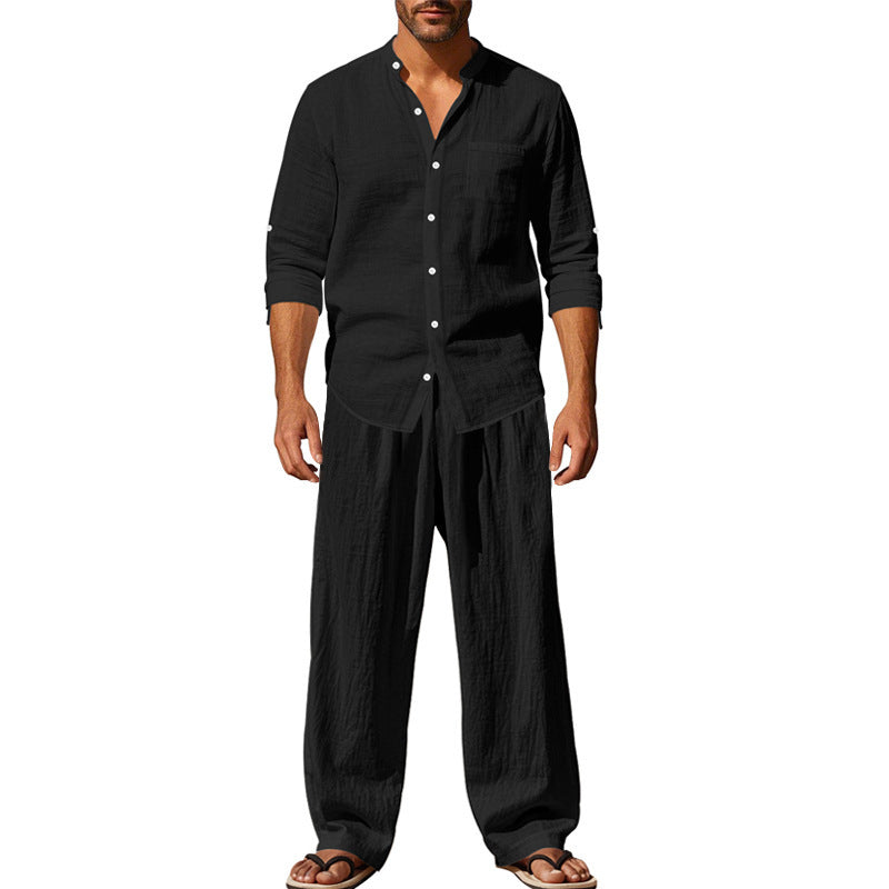 Gerald - Komfortables Set aus Langarmshirt und Hose für Herren Modeberg Bern
